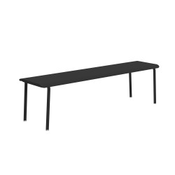 Banc 3 personnes 160x40 charbon