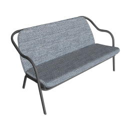 Banquette anthracite_azur
