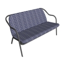 Banquette anthracite_marine