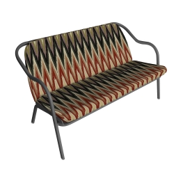 Banquette anthracite_panama