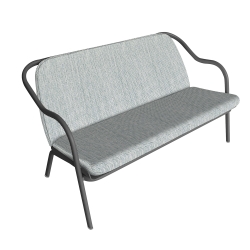 Banquette anthracite_turquoise