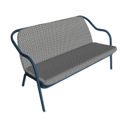Banquette bleu pétrole_réglisse