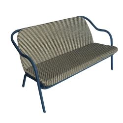 Banquette bleu pétrole_véronèse