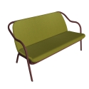 Banquette bordeaux_tilleul toile