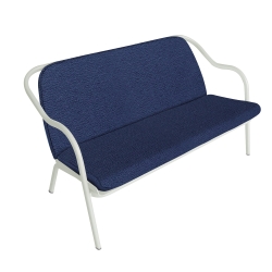 Banquette écume_denim chenille