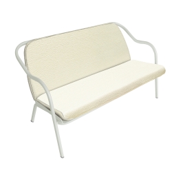 Banquette écume_écru chenille
