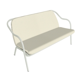 Banquette écume_écru toile