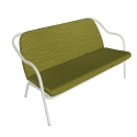 Banquette écume_tilleul bouclé