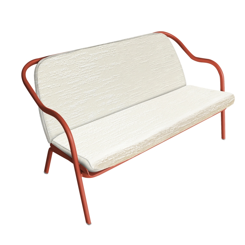 Banquette étoile de mer_écru bouclé