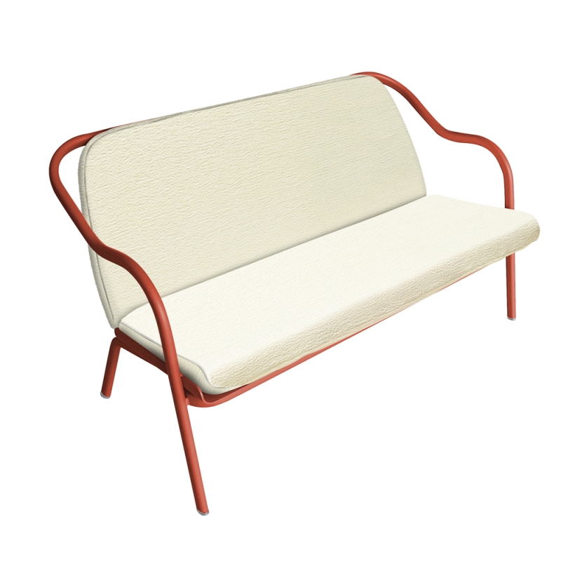 Banquette étoile de mer_écru chenille