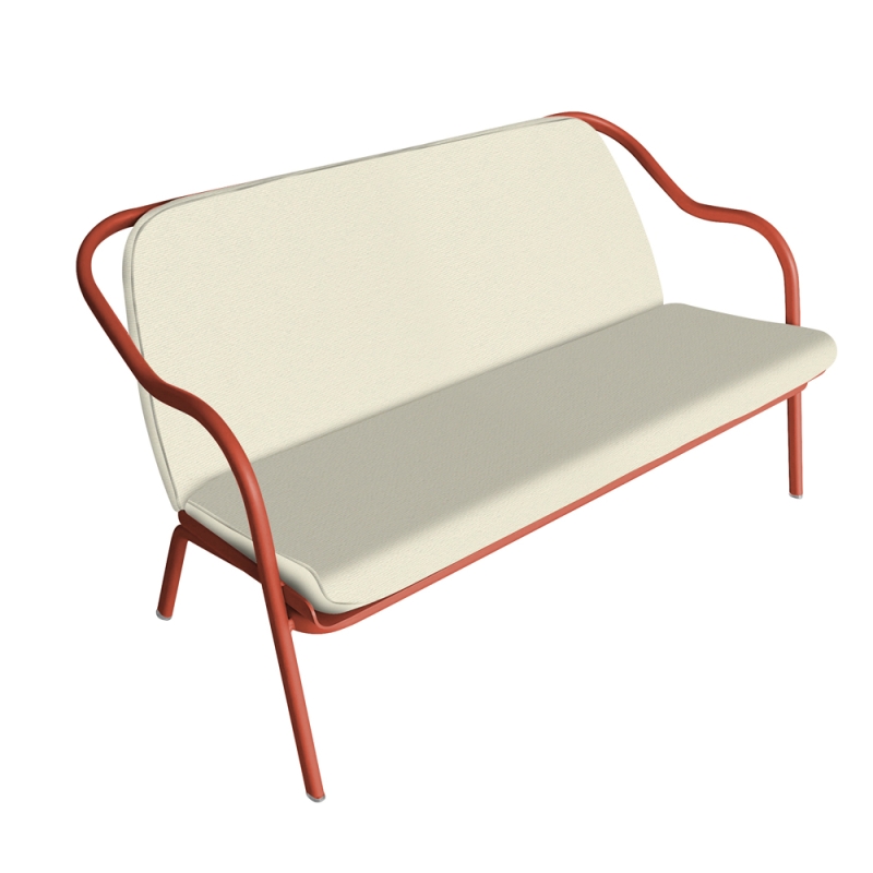 Banquette étoile de mer_écru toile