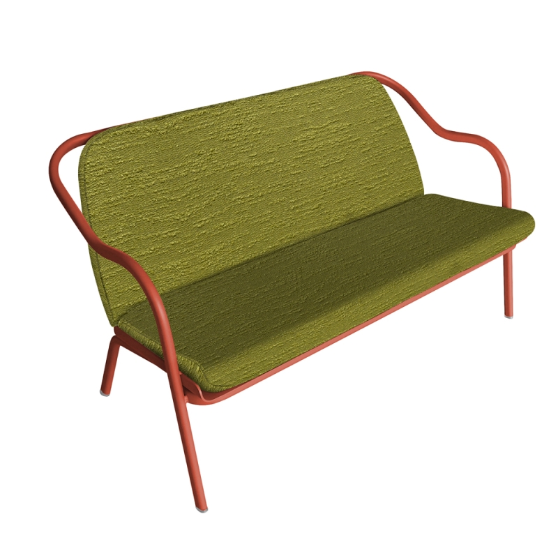 Banquette étoile de mer_tilleul bouclé