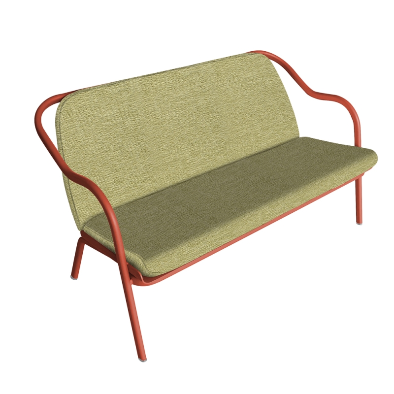 Banquette étoile de mer_tilleul chenille