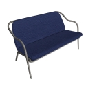 Banquette galet_denim bouclé