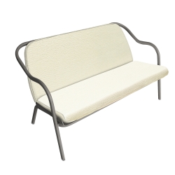 Banquette galet_écru chenille