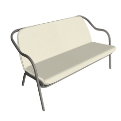 Banquette galet_écru toile