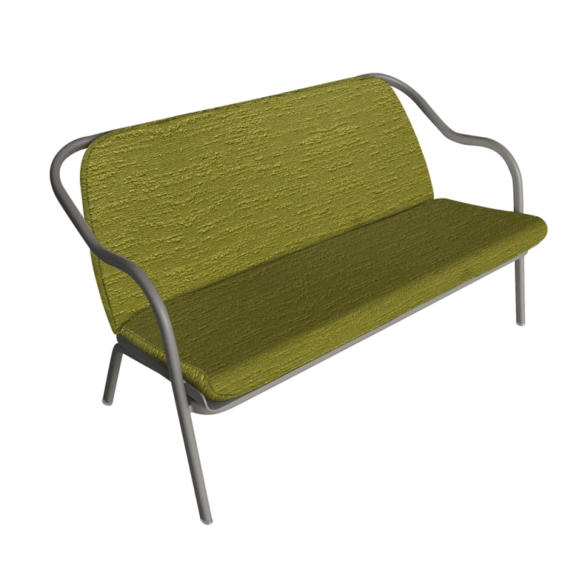 Banquette galet_tilleul bouclé