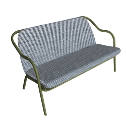 Banquette kaki_azur