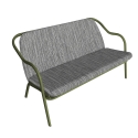 Banquette kaki_perle