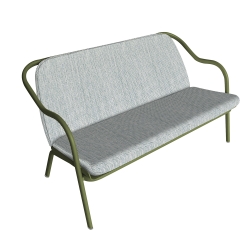 Banquette kaki_turquoise