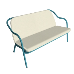 Banquette lagune_écru toile