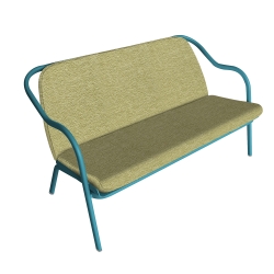 Banquette lagune_tilleul chenille