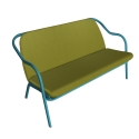 Banquette lagune_tilleul toile