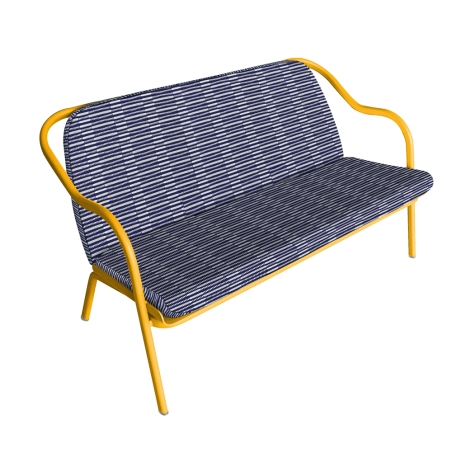 Banquette mimosa_marine