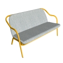 Banquette mimosa_turquoise