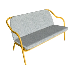 Banquette mimosa_turquoise