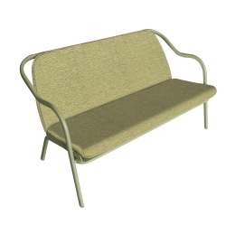 Banquette olivier_tilleul chenille