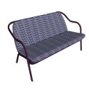 Banquette prune_marine