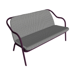 Banquette prune_réglisse