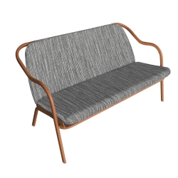 Banquette terracotta_perle