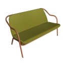 Banquette terracotta_tilleul toile