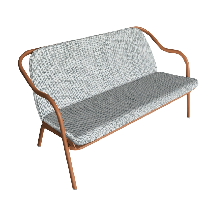 Banquette terracotta_turquoise