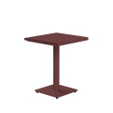 Table 2 personnes 60x60 bordeaux