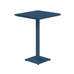 Mange-debout bar bleu pétrole