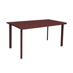 Table 4 personnes 140x80 bordeaux