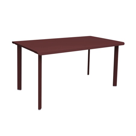Table 4 personnes 140x80 bordeaux