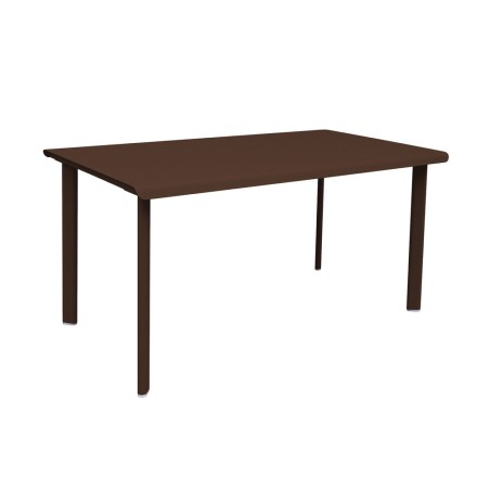 Table 4 personnes 140x80 rouille