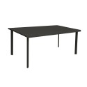 Table 6 personnes 180x100 charbon