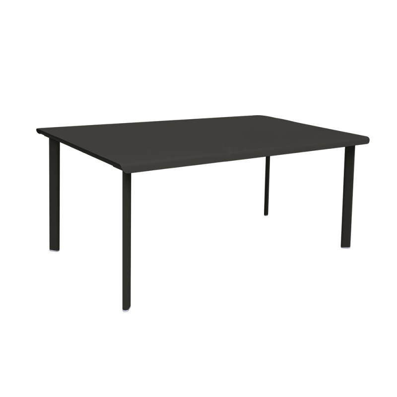 Table 6 personnes 180x100 charbon