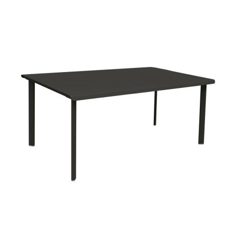 Table 6 personnes 180x100 charbon