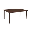 Table 6 personnes 180x100 rouille