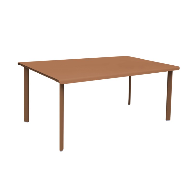 Table 6 personnes 180x100 terracotta