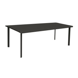 Table 8 personnes 220x100 charbon