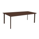 Table 8 personnes 220x100 rouille