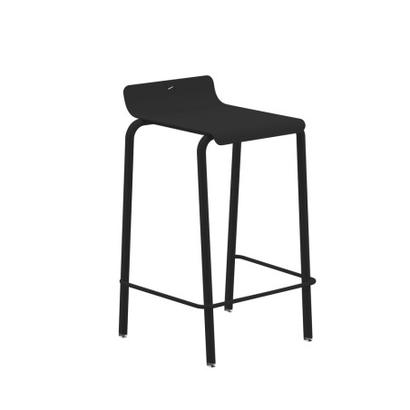 Tabouret comptoir charbon