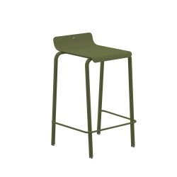 Tabouret comptoir kaki